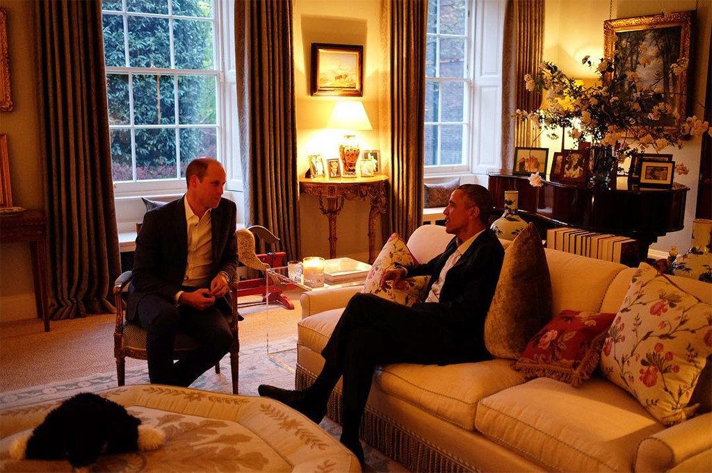 William Kate Host The Obamas At Their Home Take A Look Inside E Online